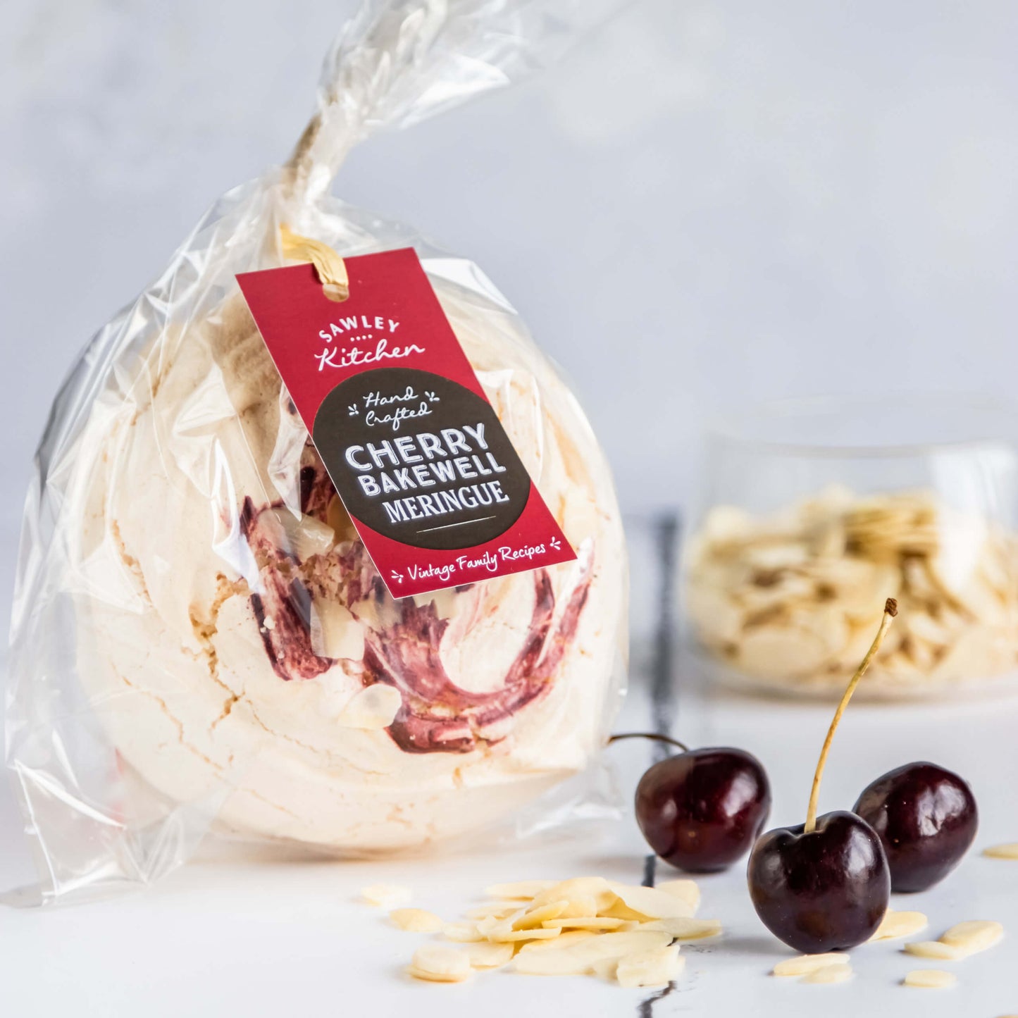 Cherry Bakewell Meringue