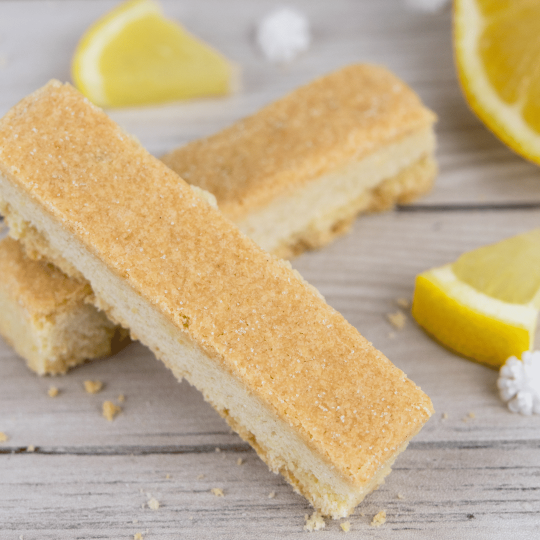 Elderflower and Lemon Shortbread