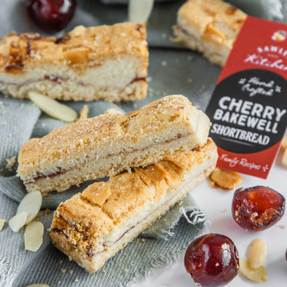 Cherry Bakewell Shortbread