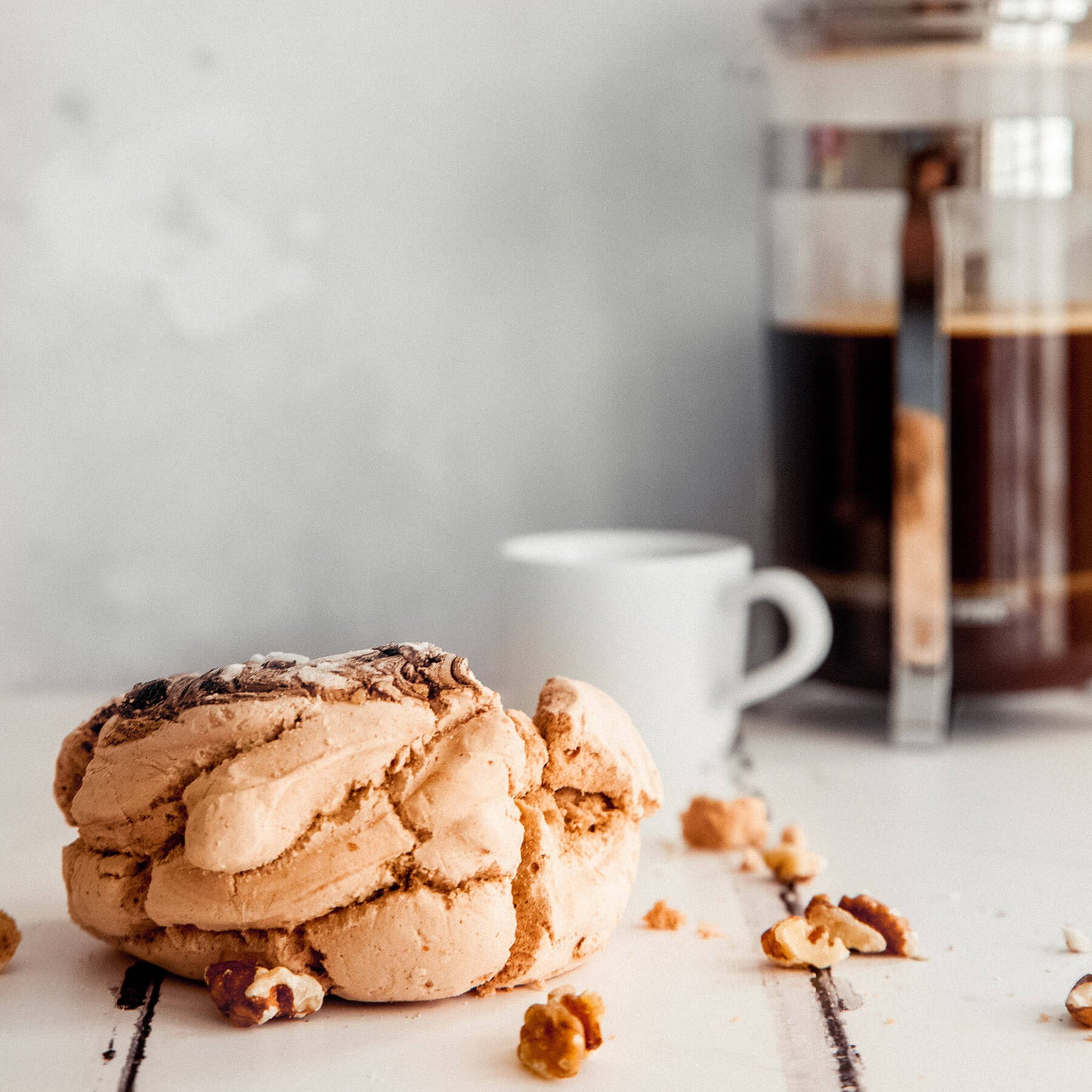 Coffee & Walnut Meringue