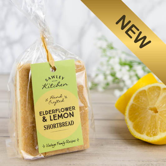 Elderflower and Lemon Shortbread