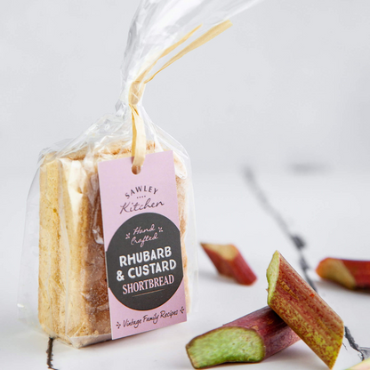 Rhubarb & Custard Shortbread