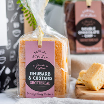 Rhubarb & Custard Shortbread
